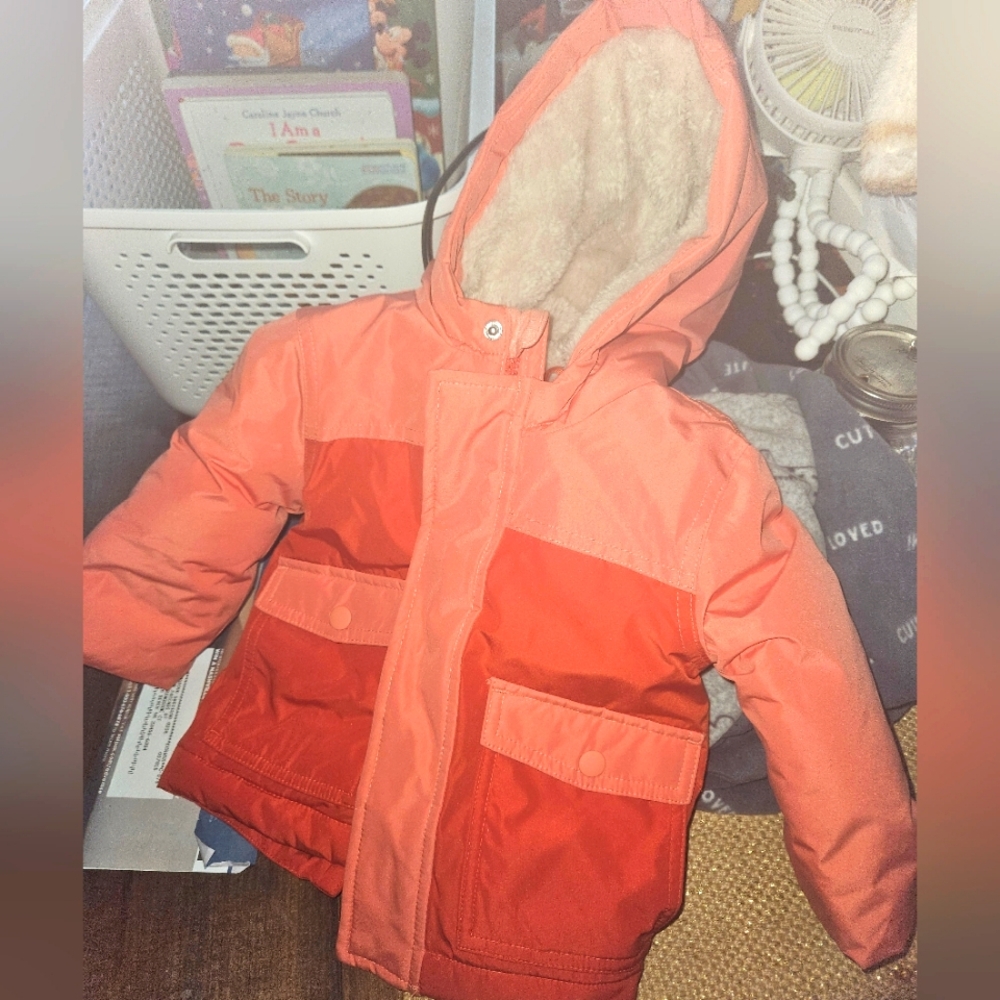 EUC Cat & Jack Baby Parka Jacket, 12m